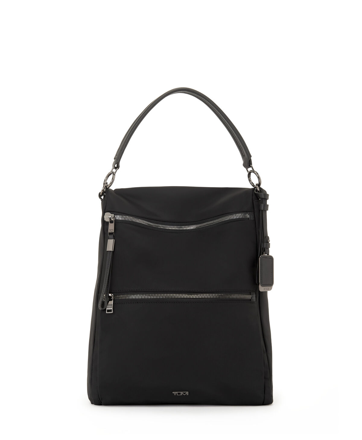 TUMI Voyageur LEIGH BACKPACK/TOTE  Black/Gunmetal TUMI Voyageur LEIGH BACKPACK/TOTE  Black/Gunmetal