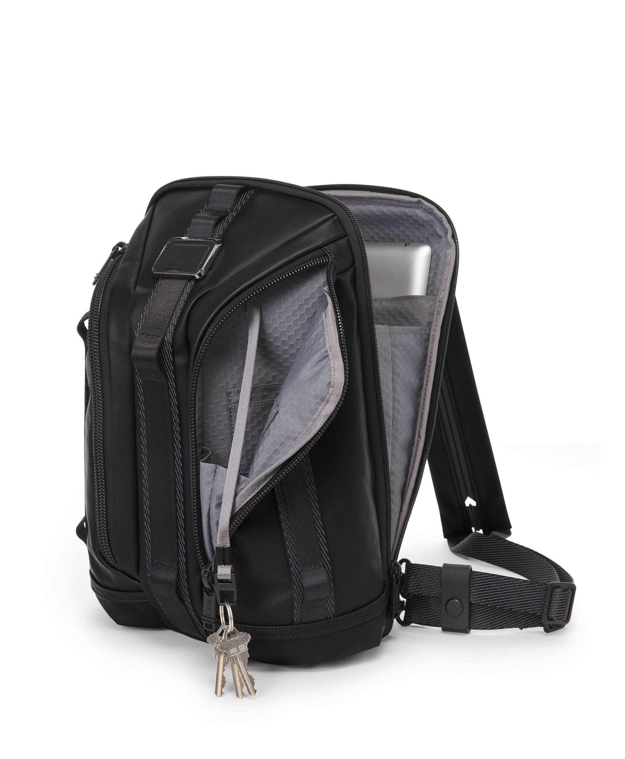 バッグ gimmick one shoulder bag 2way backpack TUMI Alpha Bravo Knight Sling Backpack in Black - 148595