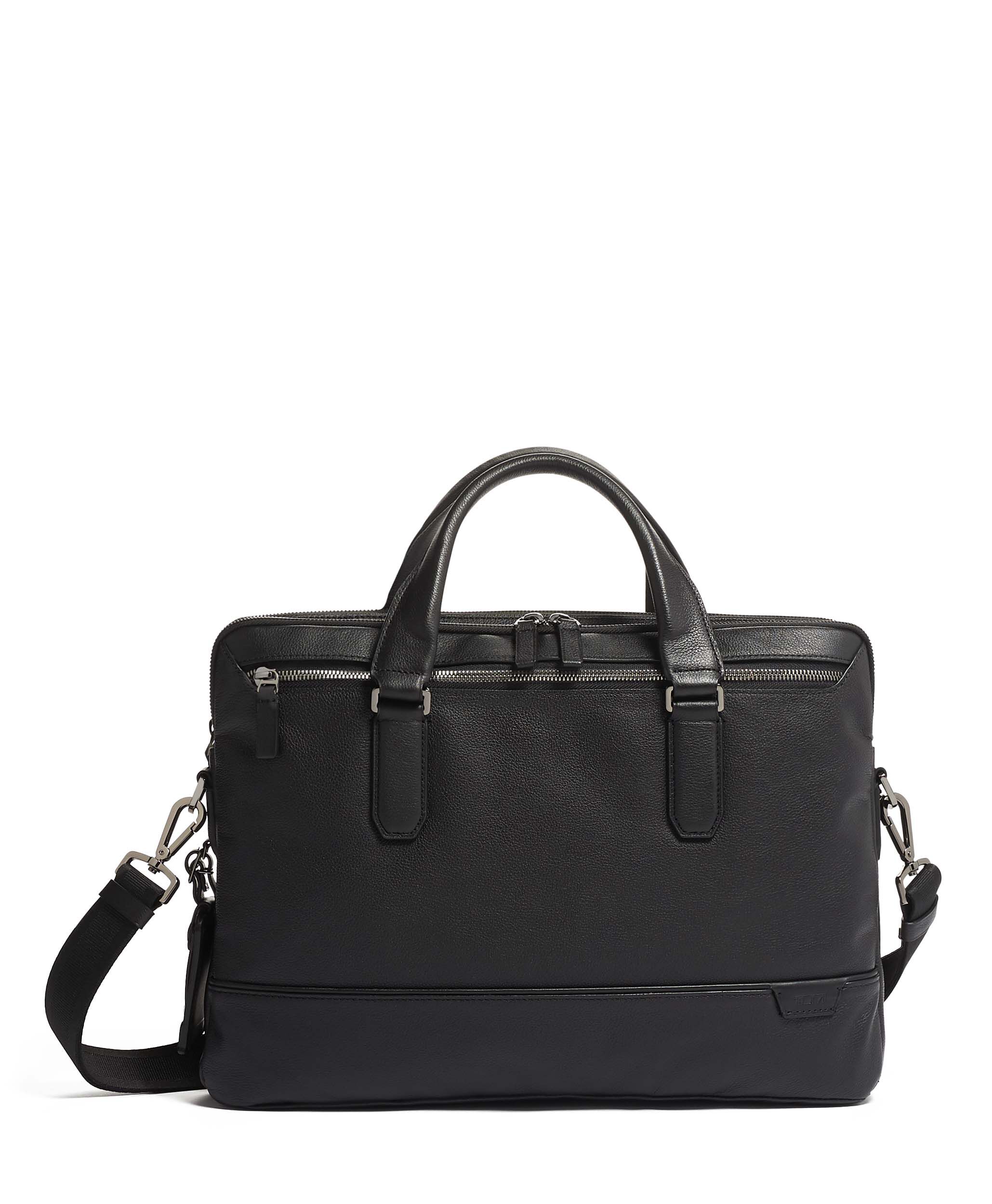 harrison leather briefcase