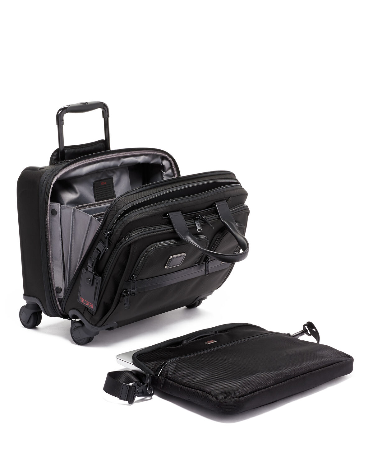 Alpha Deluxe Laptop Expandable Wheeled Brief
