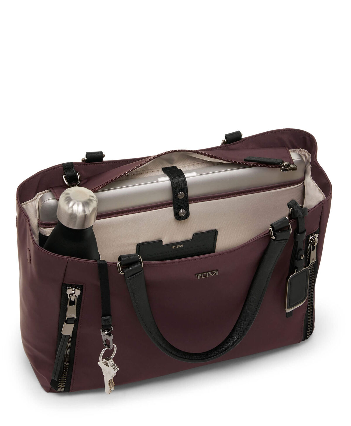Tumi Voyageur VALETTA MEDIUM TOTE  Deep Plum