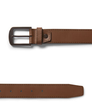 Belts Rounded Rectangle Leather Belt, 35mm