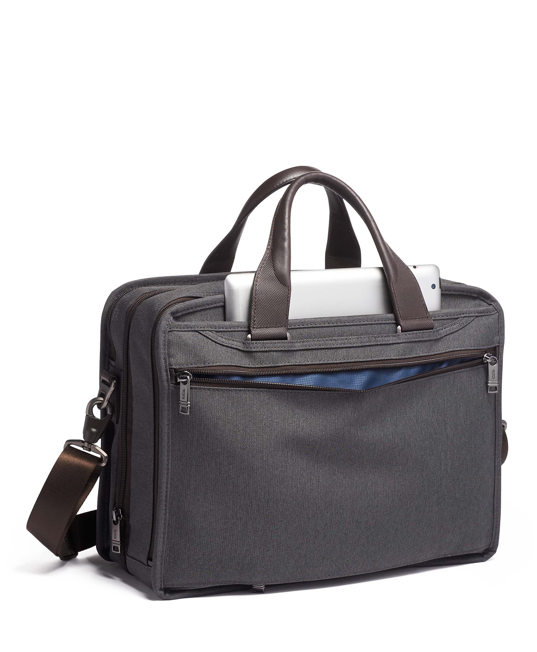 tumi framed duffel