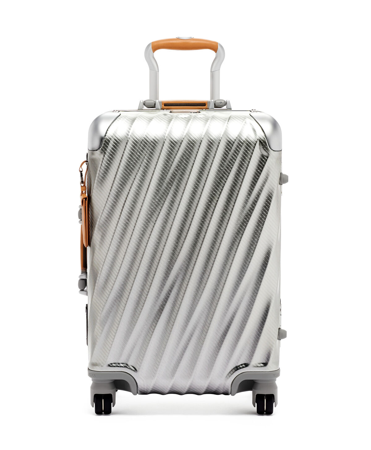 TUMI 19 Degree Aluminium INTERNATIONAL CARRY-ON Texture Silver